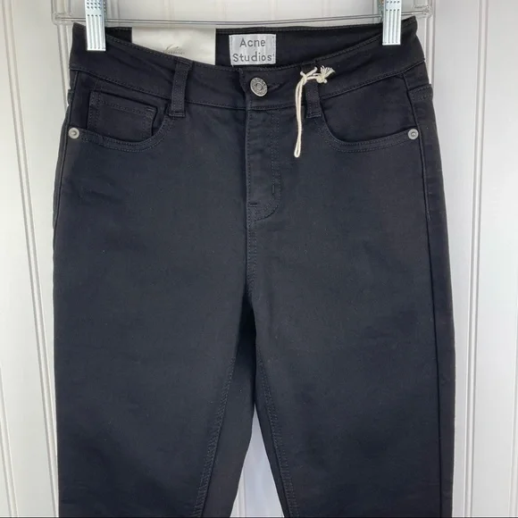 Acne Studios New Skin 5 Used Black Jeans Size 28 / 32 - Picture 3 of 12